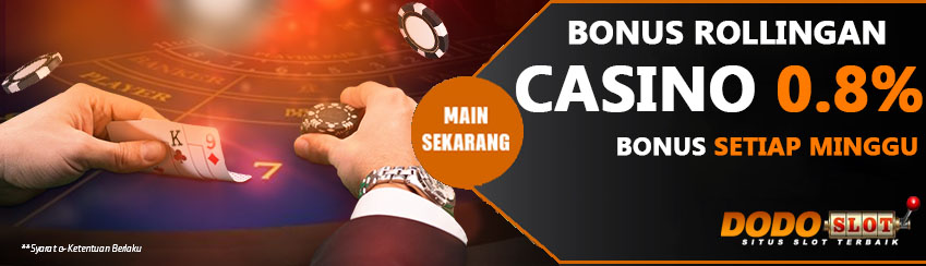 BONUS ROLLINGAN 0.8% CASINO